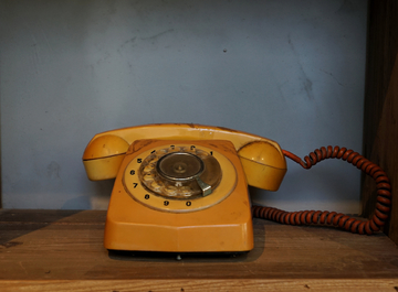 旧式电话机 拨盘电话
