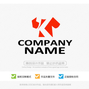 K字母 LOGO設(shè)計(jì)