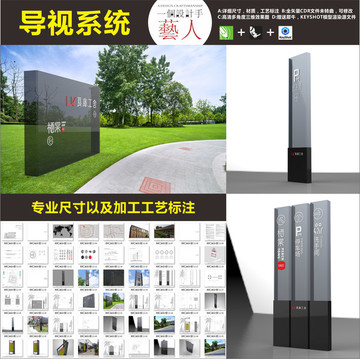 產(chǎn)業(yè)園導(dǎo)視系統(tǒng)出圖
