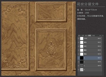 歐式宮廷畫框花紋