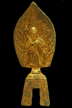 保亮造菩萨鎏金铜像 北魏时期