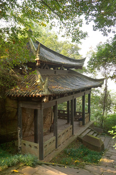 合川钓鱼城王坚纪功碑 外景