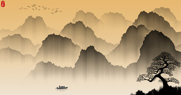 水墨山水
