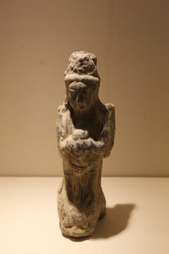 宋代伽罗频伽陶像