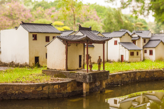 江南水乡 微缩景观