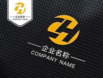 CH字母LOGO设计 HC标志