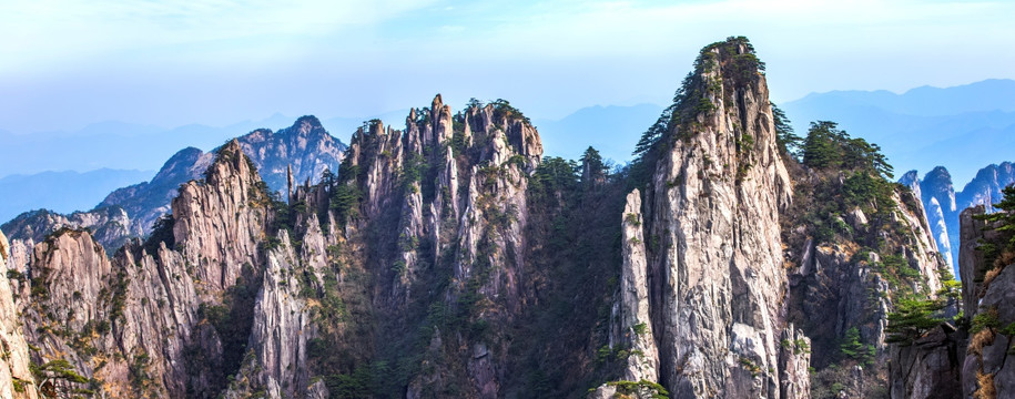 大美黄山全景图