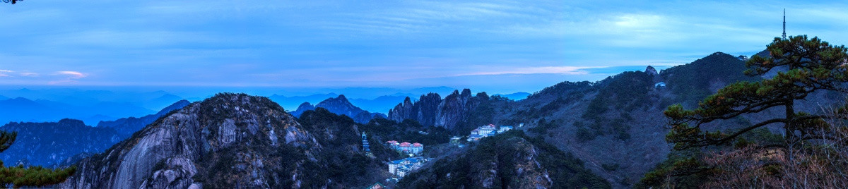 大美黄山全景图