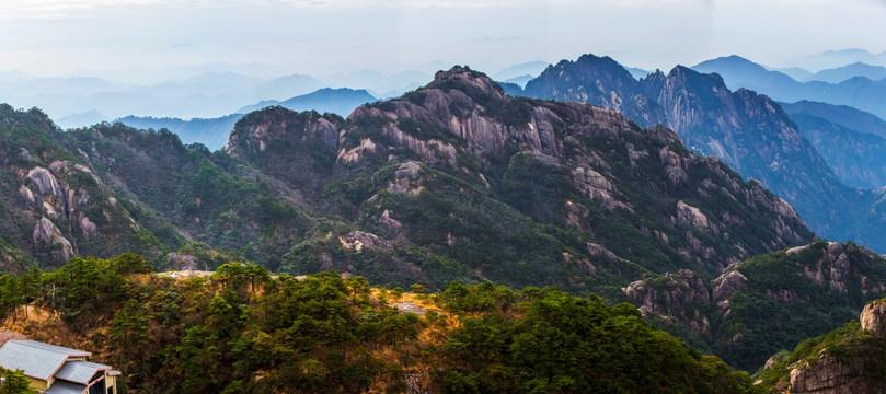 大美黄山全景图