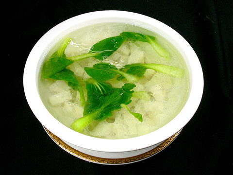 青菜豆腐汤