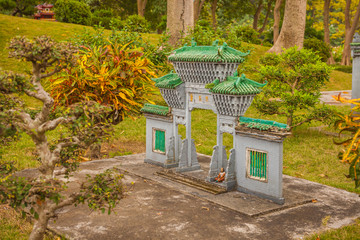 佛山祖庙牌坊 古建筑模型