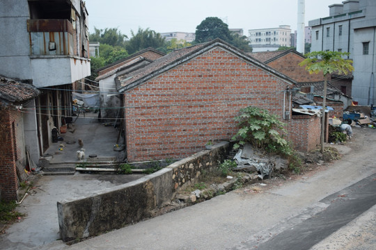 老村落摄影图片老建筑旧房子