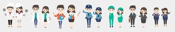 各行業(yè)人物設計動作