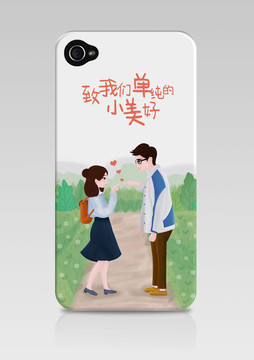 小美好插畫系列指頭篇手機殼12