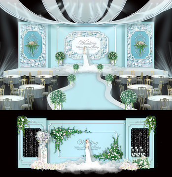 蒂芙尼婚禮 藍色婚禮 浪漫婚禮