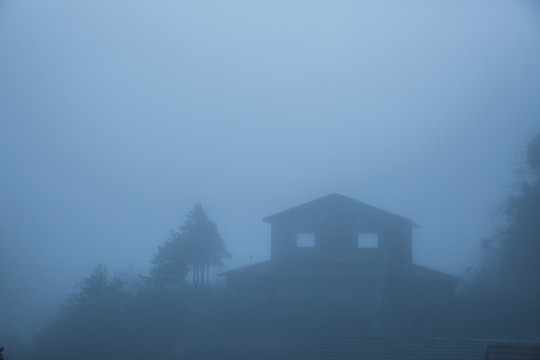 大明山雾景