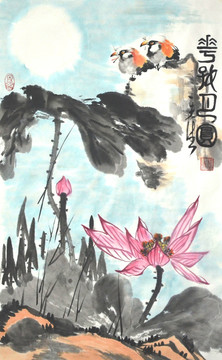 原創(chuàng)寫(xiě)意裝飾畫(huà)