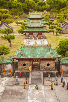 河南嵩山少林寺 微缩景观