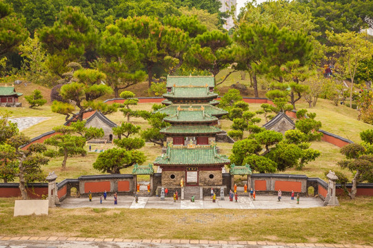 河南嵩山少林寺 微缩景观