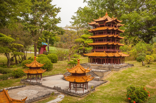 黄鹤楼 古建筑模型