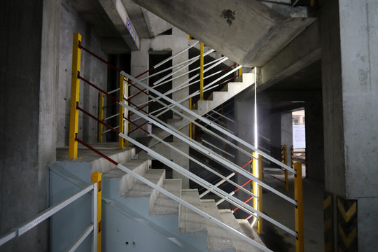 施工现场楼梯防护栏