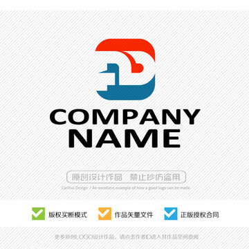 PD字母 LOGO設(shè)計(jì)
