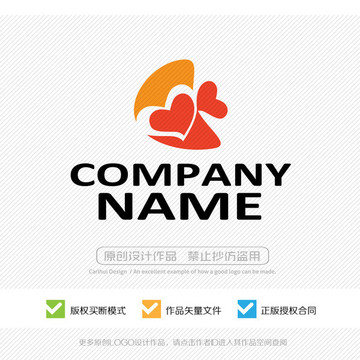愛心魚 LOGO設(shè)計