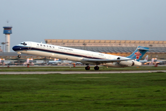 飞机起飞 中国南方航空