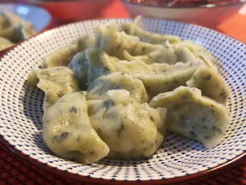 饺子 包饺子 冬至 水饺 菠菜