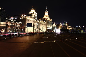 外滩老建筑 夜景