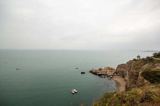 蓬莱黄海海岸风光