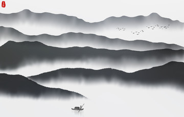 水墨山水