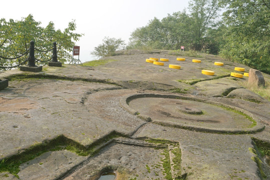 合川钓鱼城 粮食加工场遗址