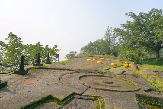合川釣魚城 糧食加工場遺址