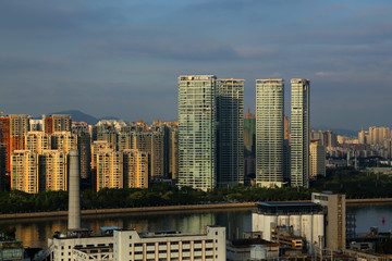 广州珠江新城建筑风光