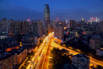 广州东山口夜景