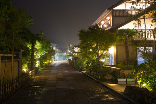 拈花小镇夜景