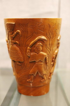 秘鲁国礼木雕基洛杯