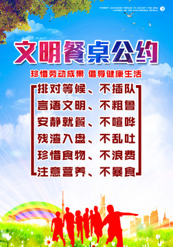 文明餐桌公約