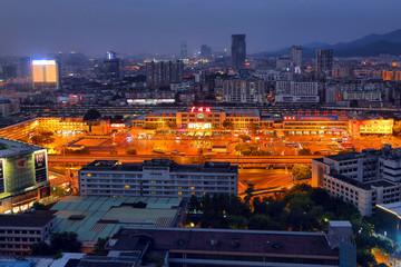 广州火车站夜景