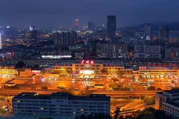 广州火车站夜景