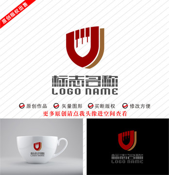 盾牌VJ標志音樂logo