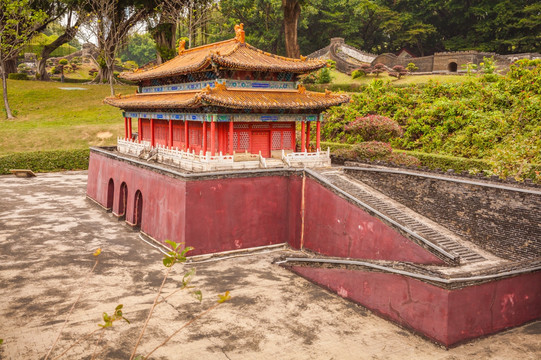 北京故宫神武门 微缩景观