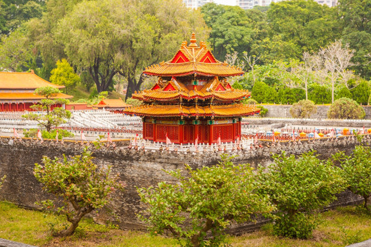 北京故宫角楼 建筑模型