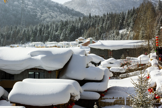 中国雪乡 雪乡风光