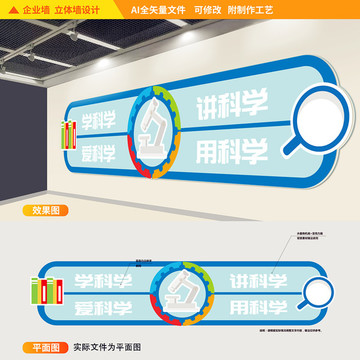 实验室科学文化立体墙