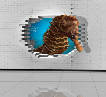 3D海馬立體畫