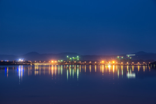 天府新区兴隆湖夜景