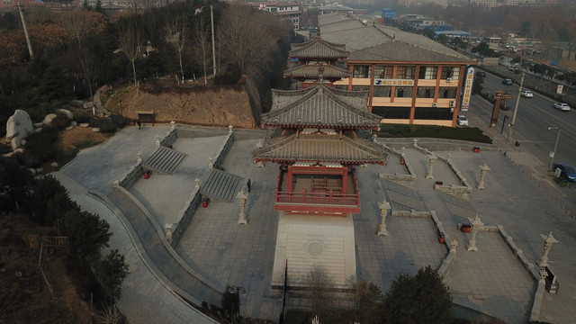 航拍乐游原青龙寺