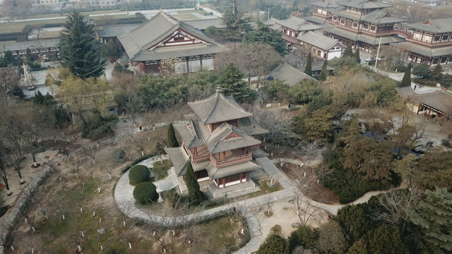 航拍乐游原青龙寺